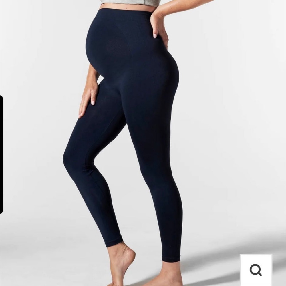 Blanqi Navy Blue Maternity Leggings